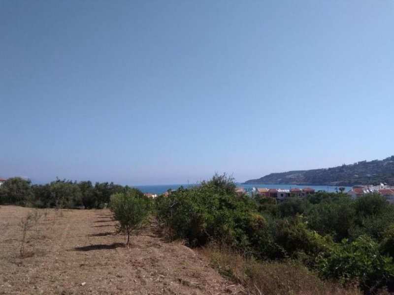 Almyrida Kreta, Almyrida: Grundstück mit Meerblick zu verkaufen Grundstück kaufen